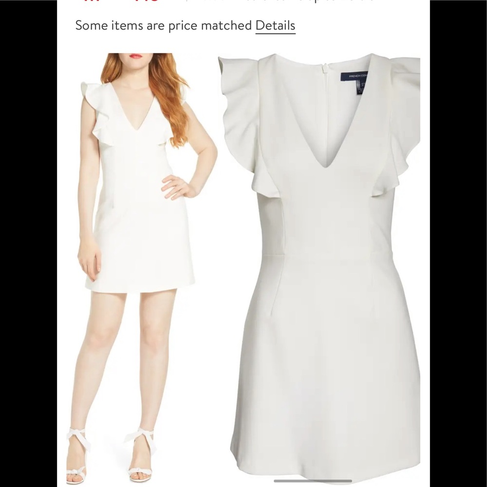 French Connection Whisper Ruffle Minidress